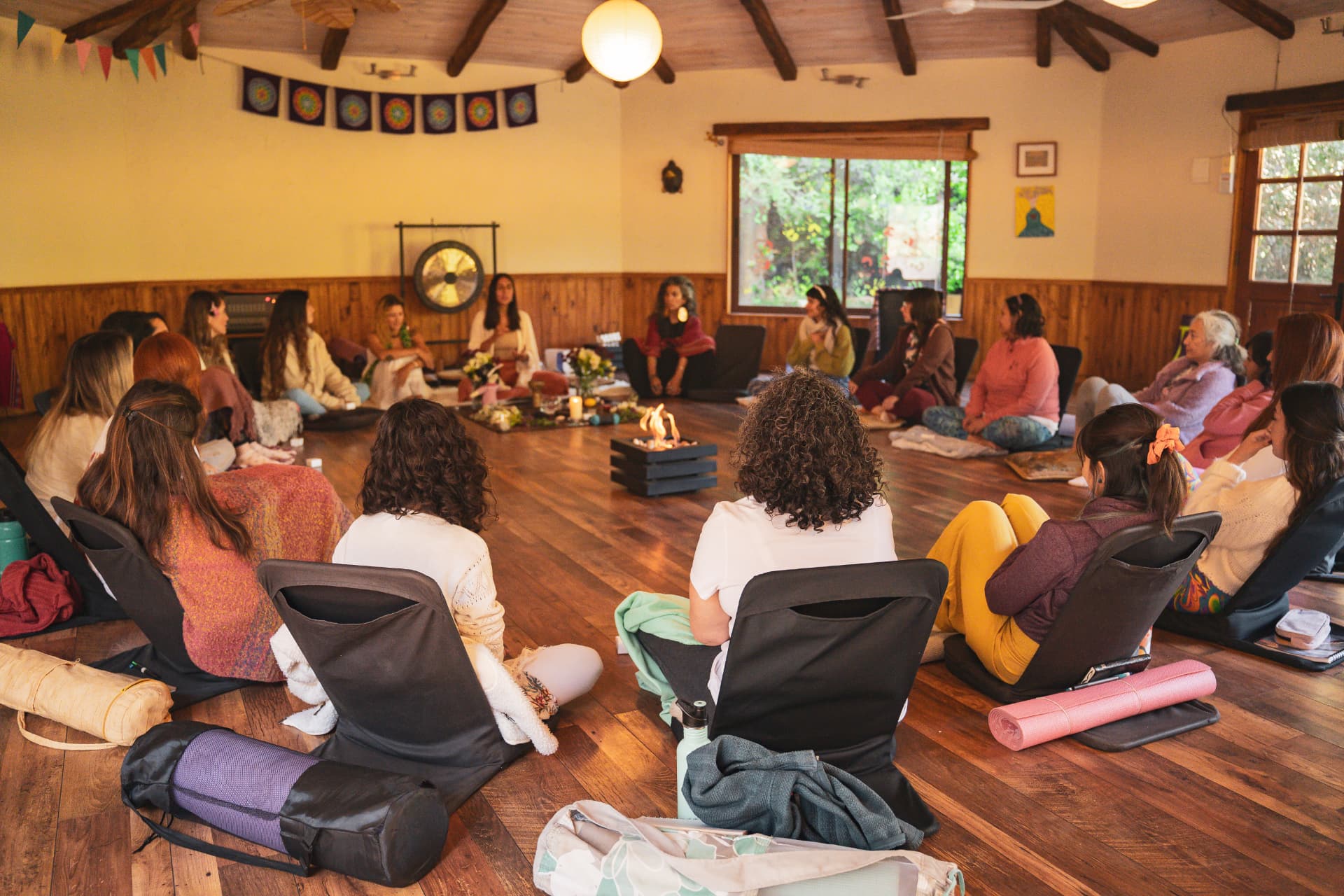 Taller grupal en círculo