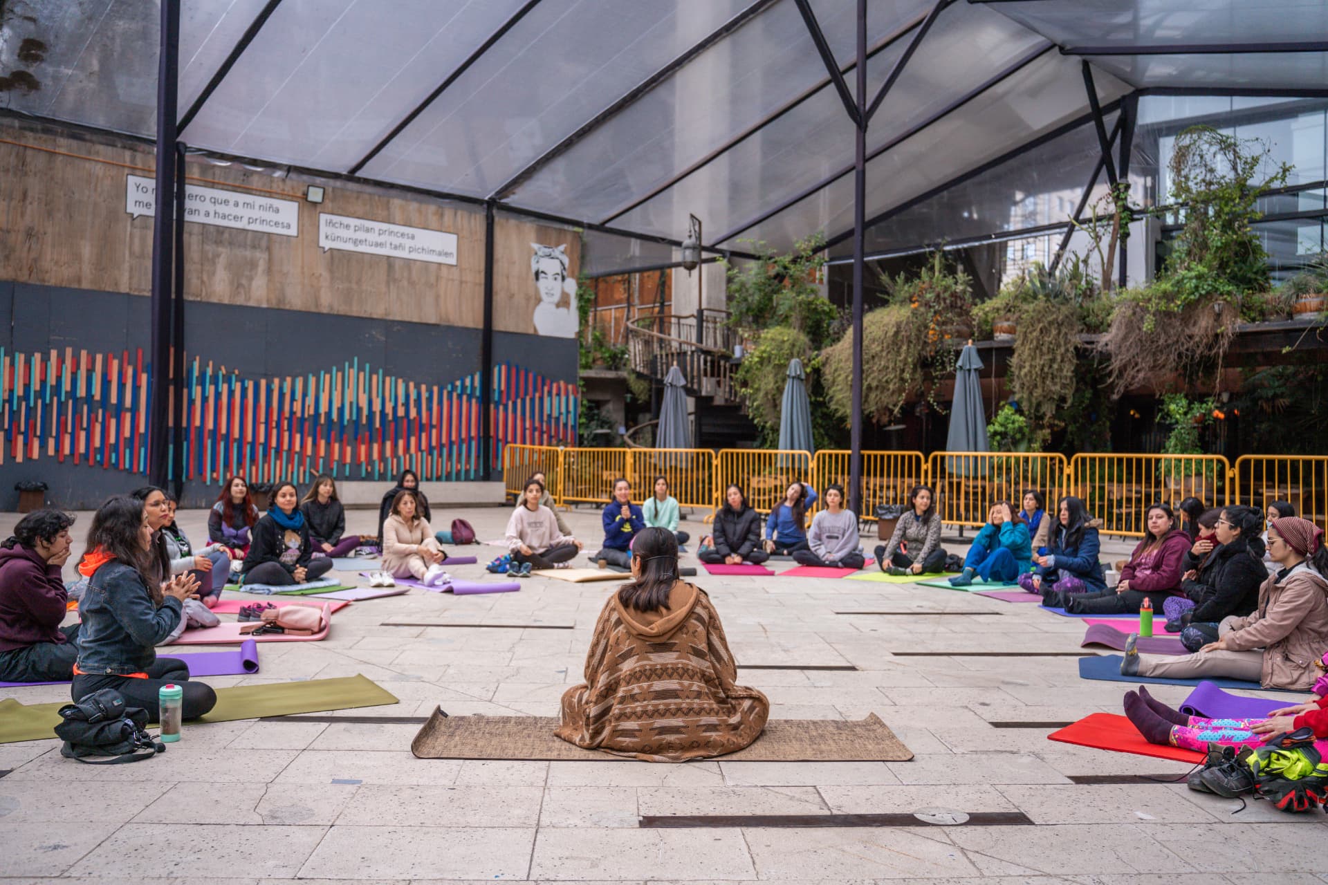 Práctica guiada en espacio público